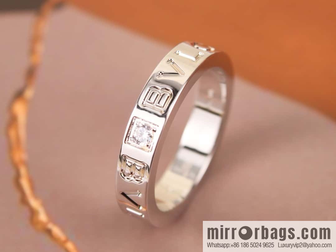 ❗️ New ❗️ ☀ Seiko version A ☀ BVLGARI glossy snake bone ring ☀