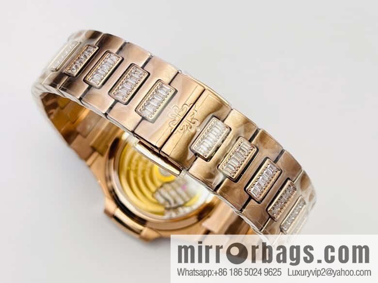 PP Patek Philippe customized 9015 to 324 S automatic integrated winding mechanical movement 7014 Ladies Nautilus limited edition series watch