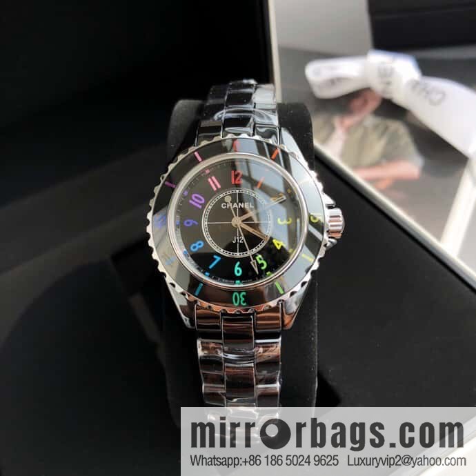 CHANEL Chanel J12 series color neon Swiss original imported counter ETA movement 33mm watch diameter women's watch