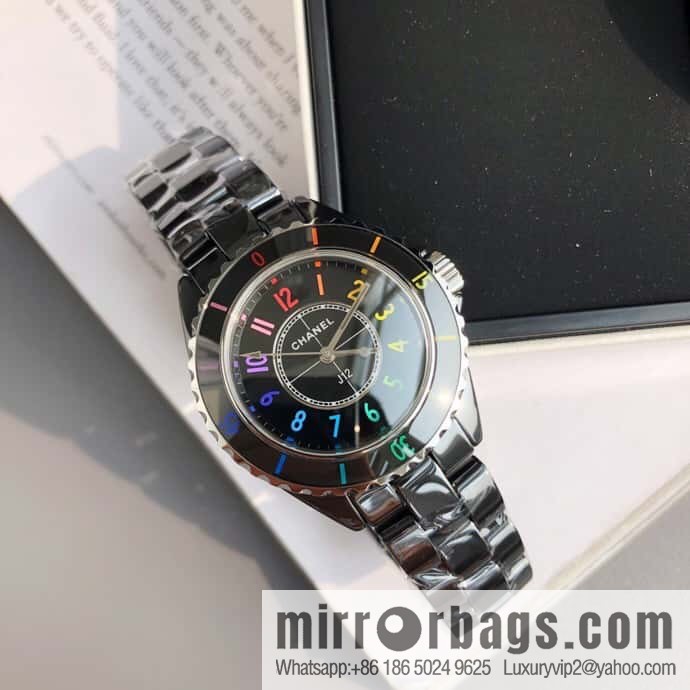 CHANEL Chanel J12 series color neon Swiss original imported counter ETA movement 33mm watch diameter women's watch