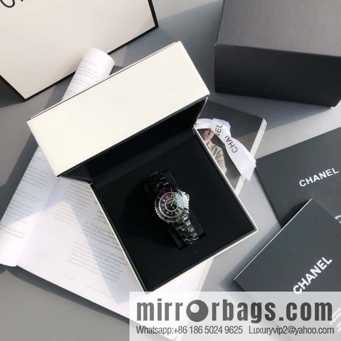 CHANEL Chanel J12 series color neon Swiss original imported counter ETA movement 33mm watch diameter women's watch
