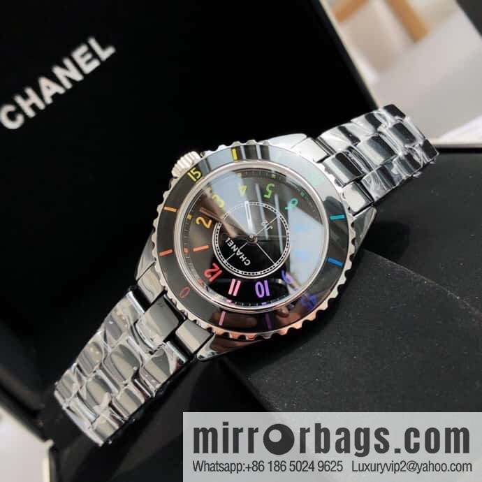 CHANEL Chanel J12 series color neon Swiss original imported counter ETA movement 33mm watch diameter women's watch