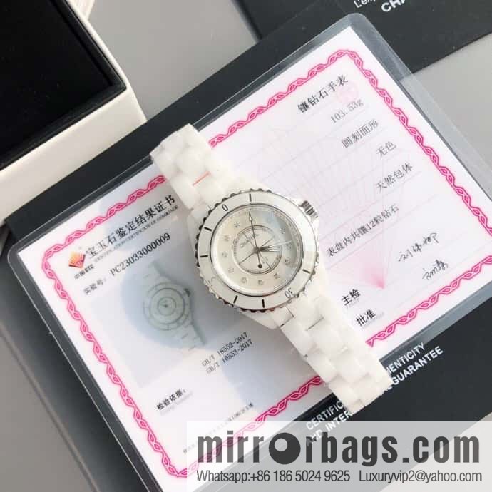 CHANEL Chanel J12 series color neon Swiss original imported counter ETA movement 33mm watch diameter women's watch