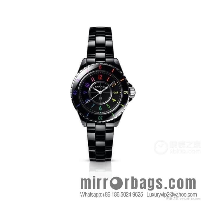 CHANEL Chanel J12 series color neon Swiss original imported counter ETA movement 33mm watch diameter women's watch