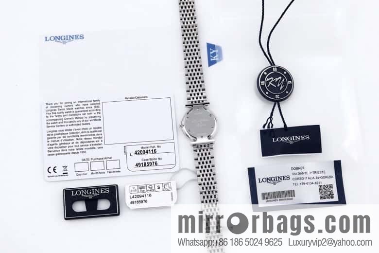 KY Jialan originally produced a 24mm original SWISS L.209.2 Swiss quartz movement real diamond inlaid watch