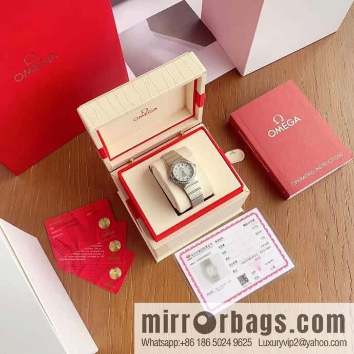 Omega/OMEGA Model 123.15.27.60 Constellation Four Generations Eternal Classic Real Diamond Cla1376 Quartz Movement Watch