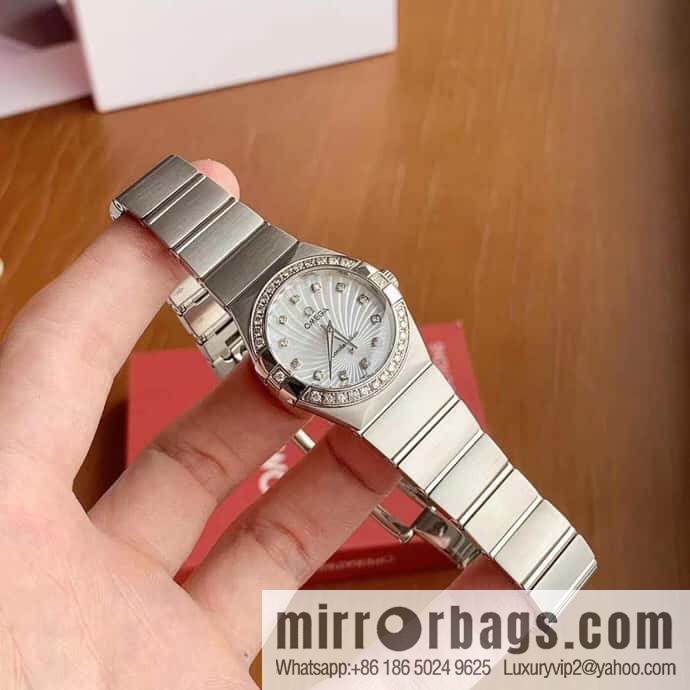 Omega/OMEGA Model 123.15.27.60 Constellation Four Generations Eternal Classic Real Diamond Cla1376 Quartz Movement Watch