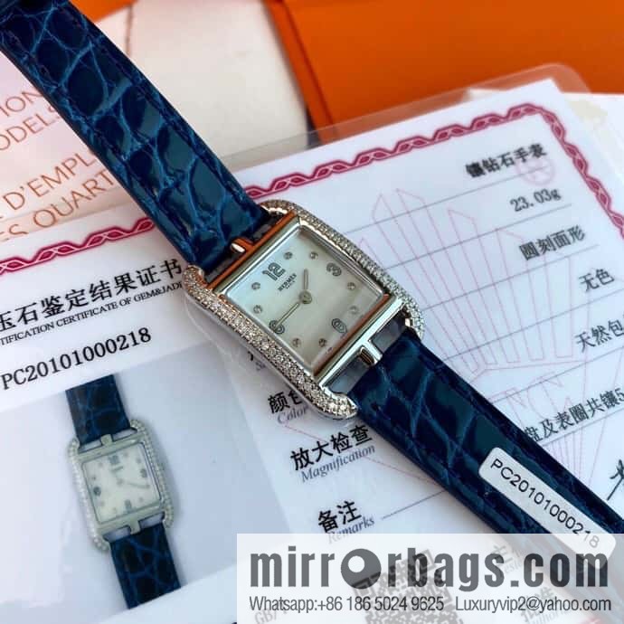 New debut HERMES Hermès watch diameter 23 * 23mm, Swiss ETA original quartz movement Cape Cod series watch