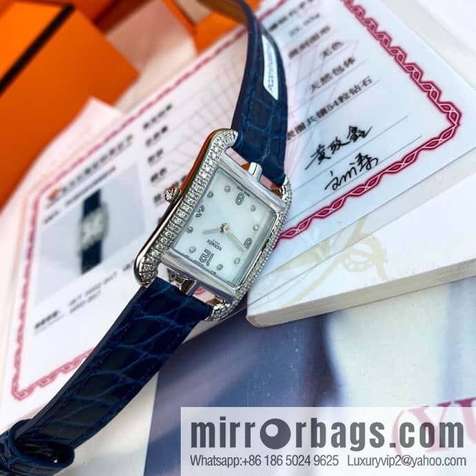 New debut HERMES Hermès watch diameter 23 * 23mm, Swiss ETA original quartz movement Cape Cod series watch