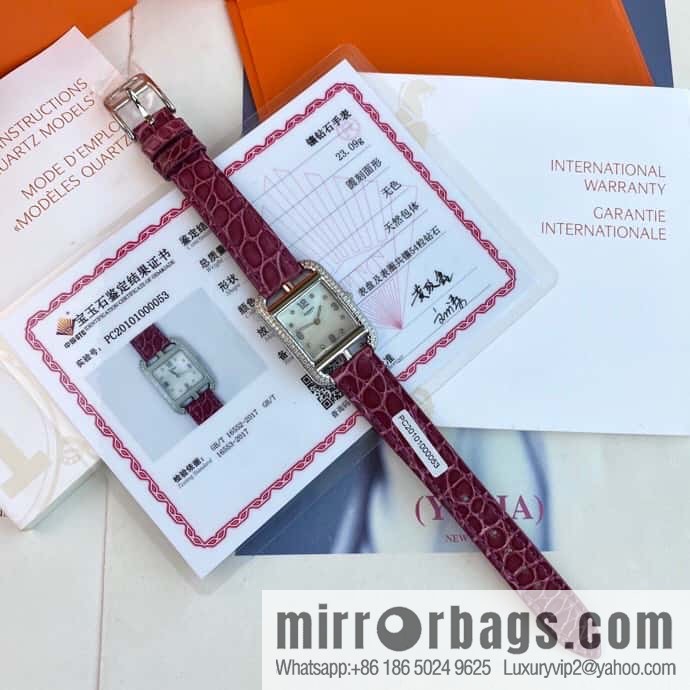 New debut HERMES Hermès watch diameter 23 * 23mm, Swiss ETA original quartz movement Cape Cod series watch