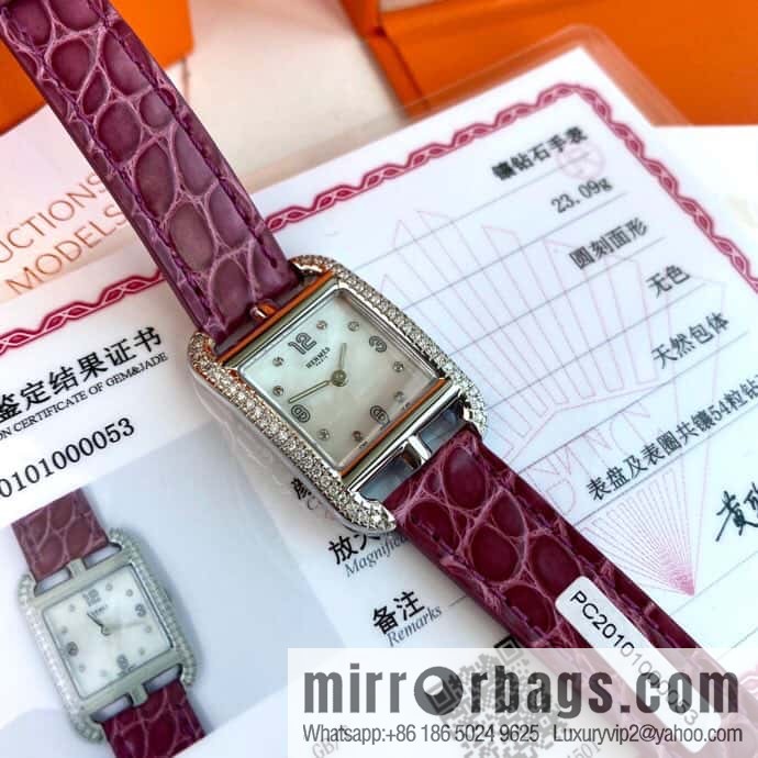 New debut HERMES Hermès watch diameter 23 * 23mm, Swiss ETA original quartz movement Cape Cod series watch
