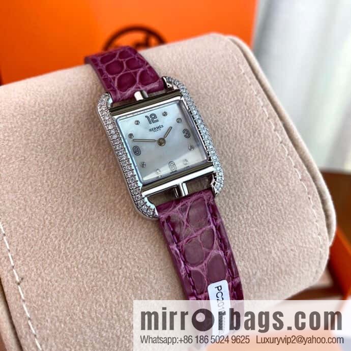 New debut HERMES Hermès watch diameter 23 * 23mm, Swiss ETA original quartz movement Cape Cod series watch