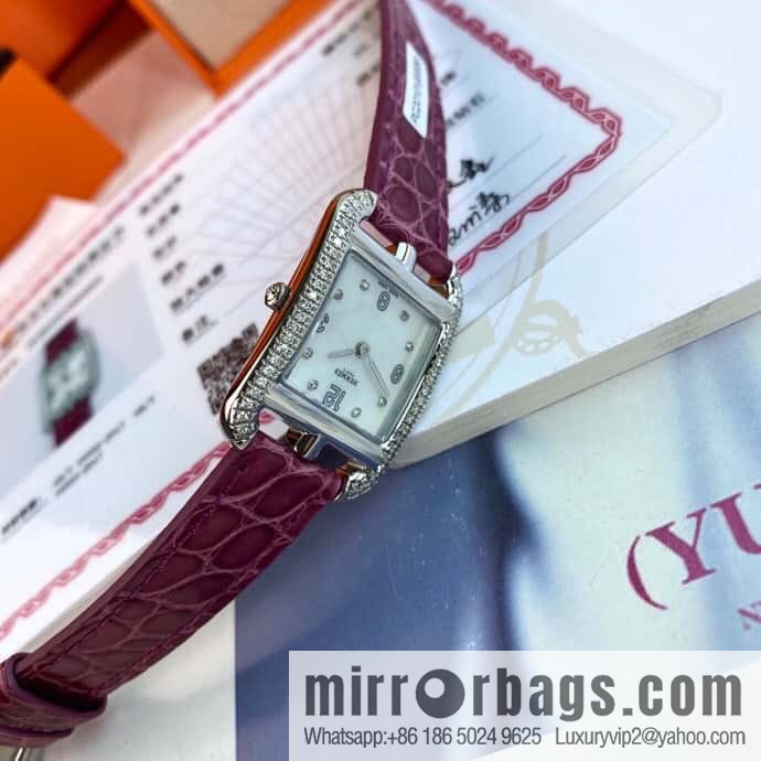New debut HERMES Hermès watch diameter 23 * 23mm, Swiss ETA original quartz movement Cape Cod series watch