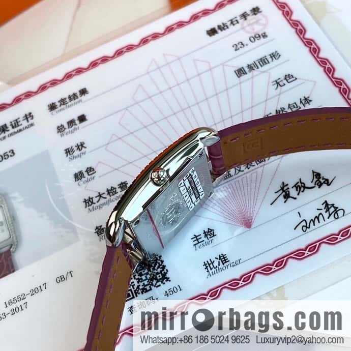 New debut HERMES Hermès watch diameter 23 * 23mm, Swiss ETA original quartz movement Cape Cod series watch