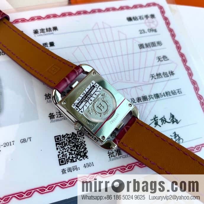 New debut HERMES Hermès watch diameter 23 * 23mm, Swiss ETA original quartz movement Cape Cod series watch