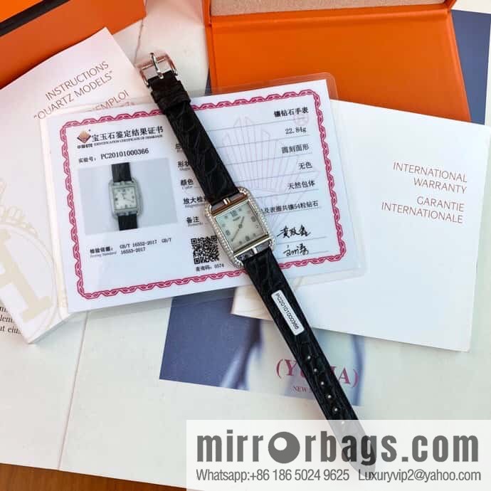 New debut HERMES Hermès watch diameter 23 * 23mm, Swiss ETA original quartz movement Cape Cod series watch