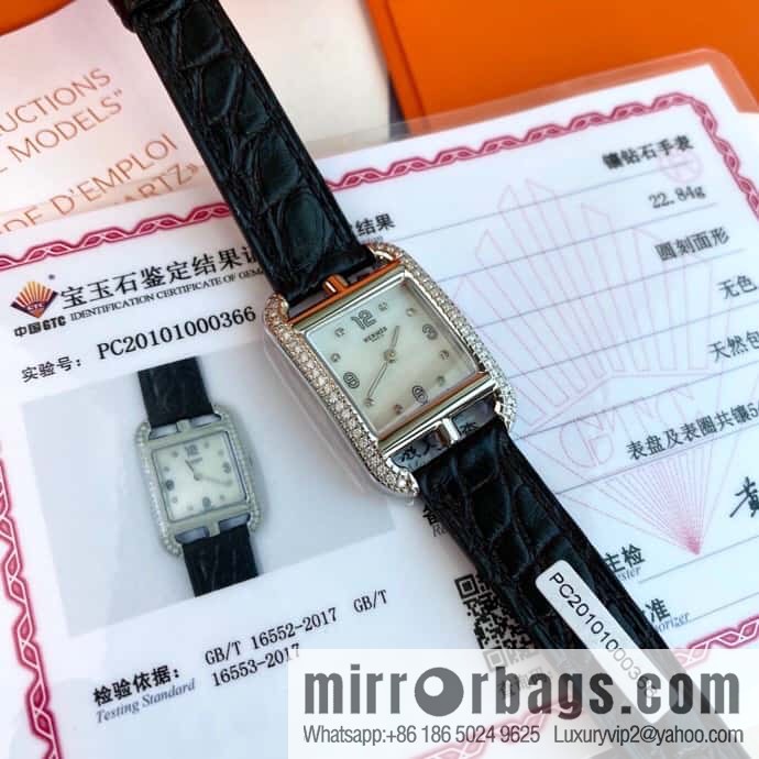 New debut HERMES Hermès watch diameter 23 * 23mm, Swiss ETA original quartz movement Cape Cod series watch