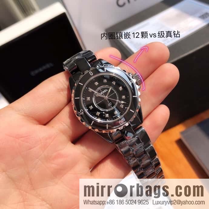 Women's model, official synchronization, and higher quality, the new H5698 brand Chanel series J12 movement type quartz gender women's quartz appearance details table diameter 33 mm