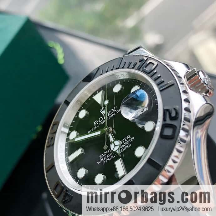 Rolex Yacht Platinum Swiss Original ETA-2836 Movement Dial Diameter 40mm Watch