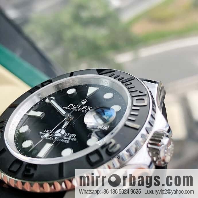 Rolex Yacht Platinum Swiss Original ETA-2836 Movement Dial Diameter 40mm Watch