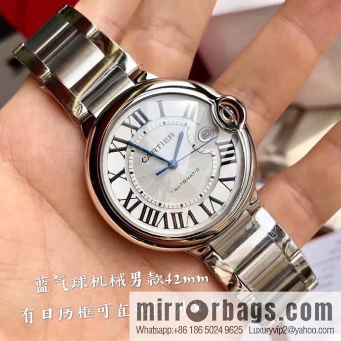 American crocodile leather Kajia blue balloon series men's 42mm mechanical original Swiss eta2824 movement men's mechanical watch