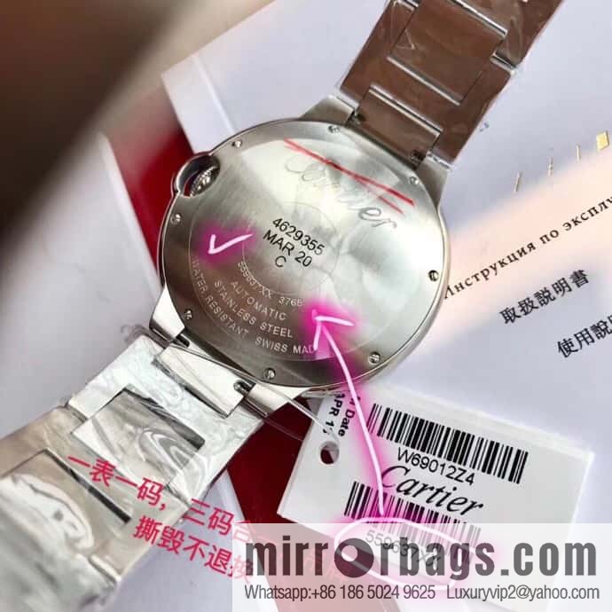American crocodile leather Kajia blue balloon series men's 42mm mechanical original Swiss eta2824 movement men's mechanical watch