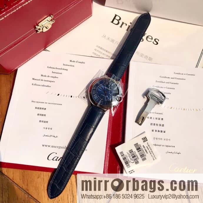 American crocodile leather Kajia blue balloon series men's 42mm mechanical original Swiss eta2824 movement men's mechanical watch