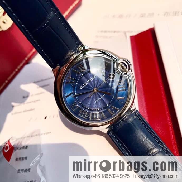 American crocodile leather Kajia blue balloon series men's 42mm mechanical original Swiss eta2824 movement men's mechanical watch