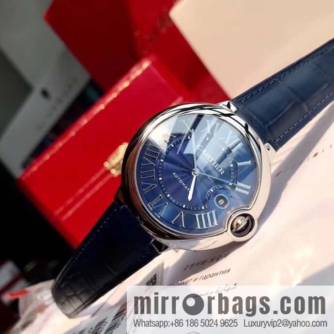 American crocodile leather Kajia blue balloon series men's 42mm mechanical original Swiss eta2824 movement men's mechanical watch