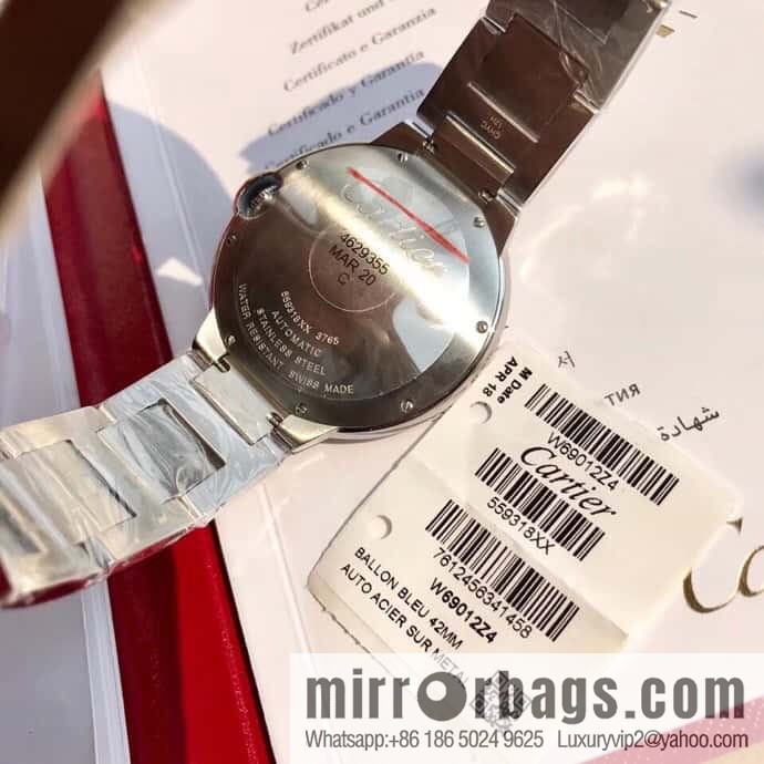 Kajia Blue Balloon Series Men's 42mm Mechanical Original Swiss eta2824 Movement Men's Mechanical Watch