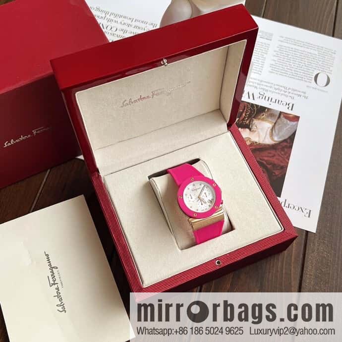 Ferragamo's new sports gender-neutral watch can be worn by men and women in 40mm.