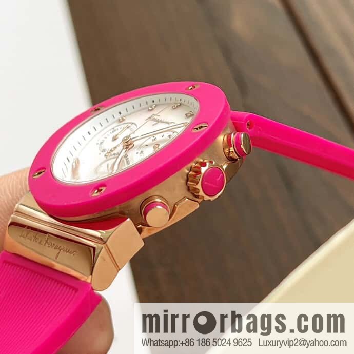 Ferragamo's new sports gender-neutral watch can be worn by men and women in 40mm.