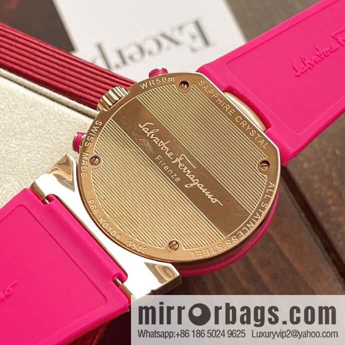 Ferragamo's new sports gender-neutral watch can be worn by men and women in 40mm.
