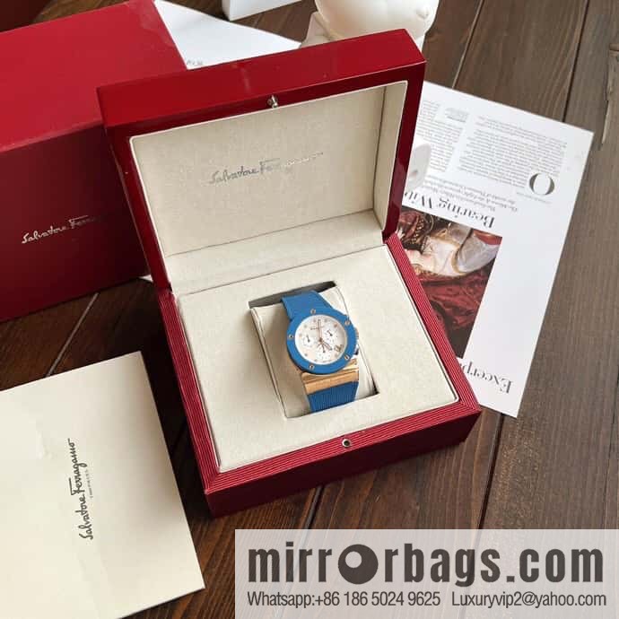 Ferragamo's new sports gender-neutral watch can be worn by men and women in 40mm.