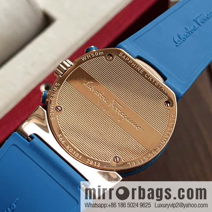 Ferragamo's new sports gender-neutral watch can be worn by men and women in 40mm.