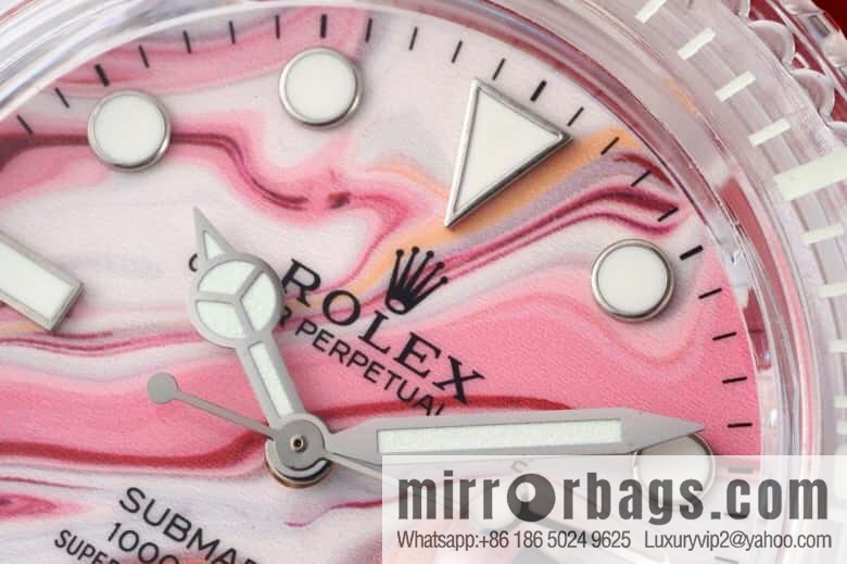 55G. Factory Rolex's Phantomlab Modified Masterpiece Imported Crystal Original Model 3135 Movement Watch
