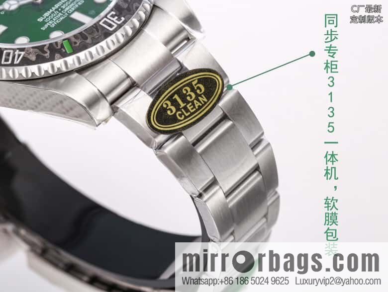 C factory/clean the latest new Rolex water ghost series all-in-one machine 3135 automatic mechanical movement watch