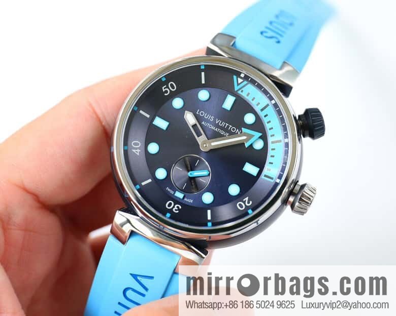 LV Super Supernatural Mechanical Watch Tambour Street Diver Chronograph - Self-made, 46mm and Fine