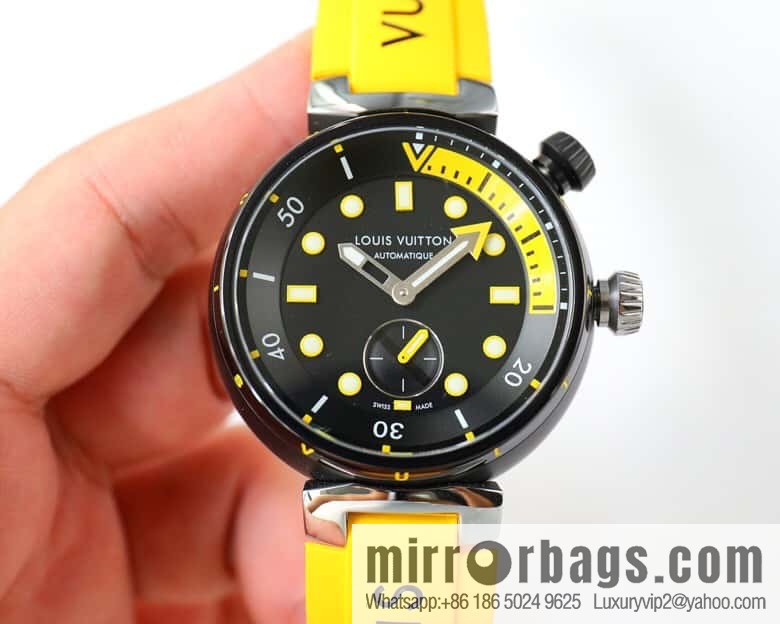 LV Super Supernatural Mechanical Watch Tambour Street Diver Chronograph - Self-made, 46mm and Fine