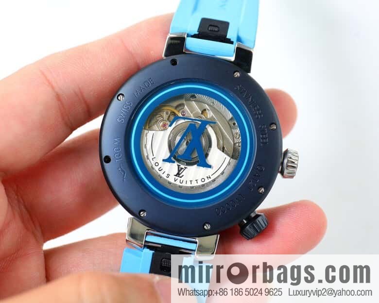 LV Super Supernatural Mechanical Watch Tambour Street Diver Chronograph - Self-made, 46mm and Fine