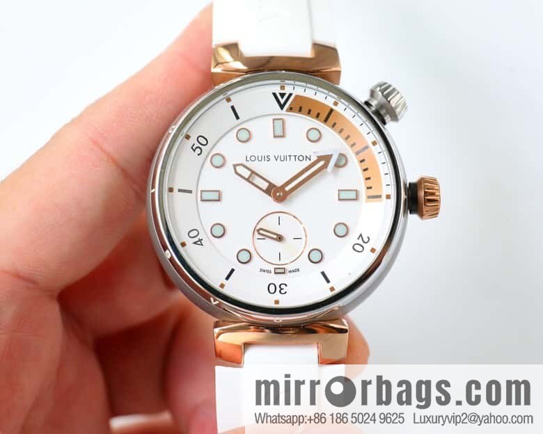 LV Super Supernatural Mechanical Watch Tambour Street Diver Chronograph - Self-made, 46mm and Fine