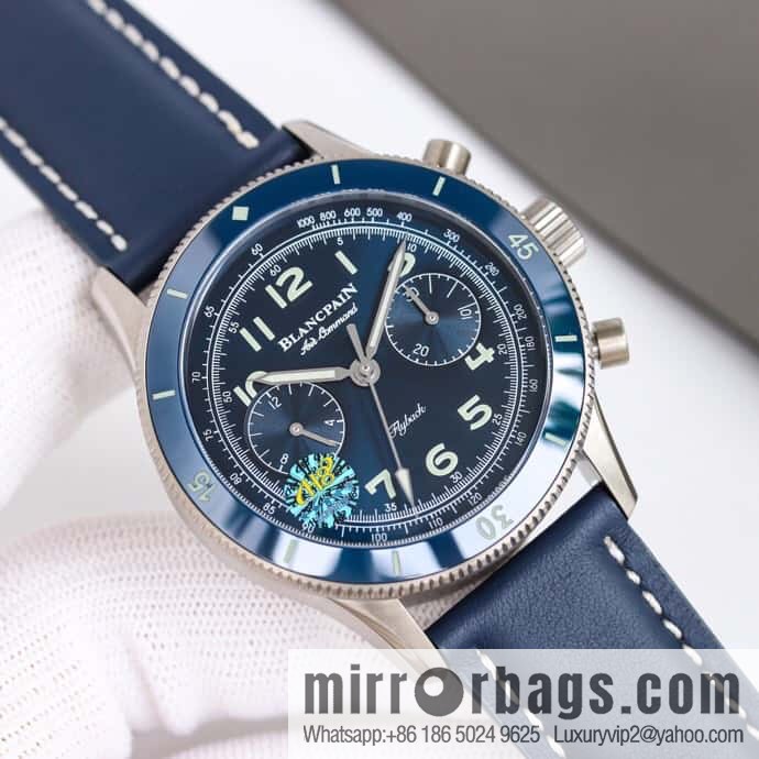 IT new Blancpain new Ait Command Air Force Commander series AC02 equipped with Dandong 7750 chronograph movement changed to F388B movement watch