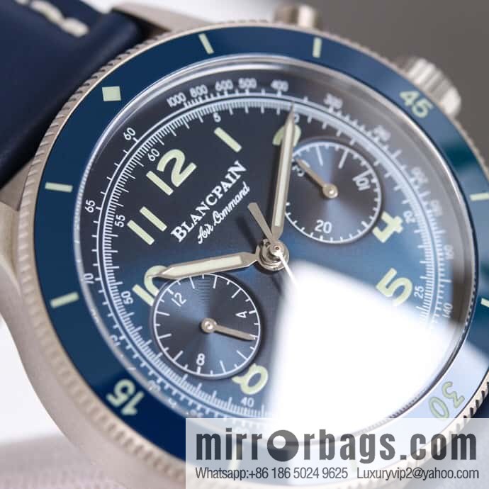 IT new Blancpain new Ait Command Air Force Commander series AC02 equipped with Dandong 7750 chronograph movement changed to F388B movement watch