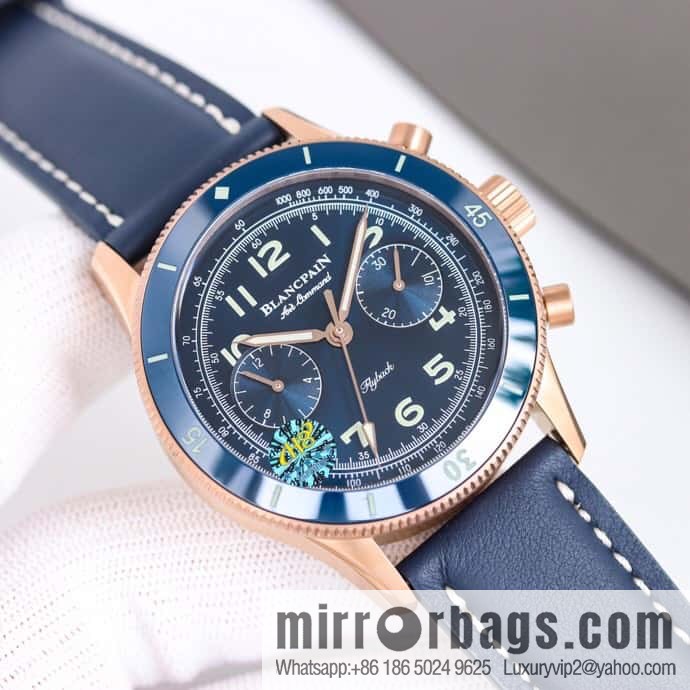 IT new Blancpain new Ait Command Air Force Commander series AC02 equipped with Dandong 7750 chronograph movement changed to F388B movement watch