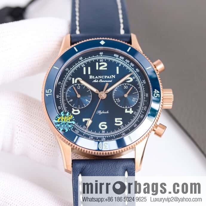 IT new Blancpain new Ait Command Air Force Commander series AC02 equipped with Dandong 7750 chronograph movement changed to F388B movement watch