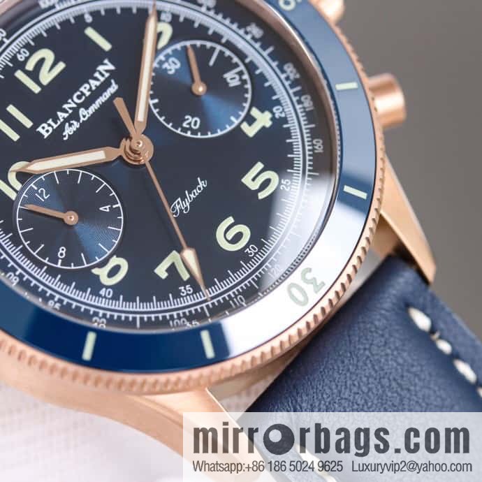 IT new Blancpain new Ait Command Air Force Commander series AC02 equipped with Dandong 7750 chronograph movement changed to F388B movement watch