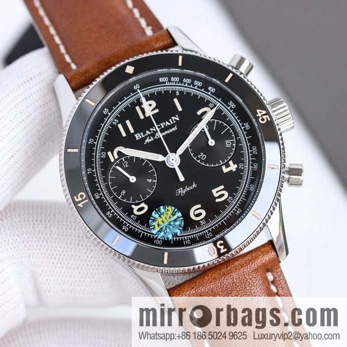IT new Blancpain new Ait Command Air Force Commander series AC02 equipped with Dandong 7750 chronograph movement changed to F388B movement watch