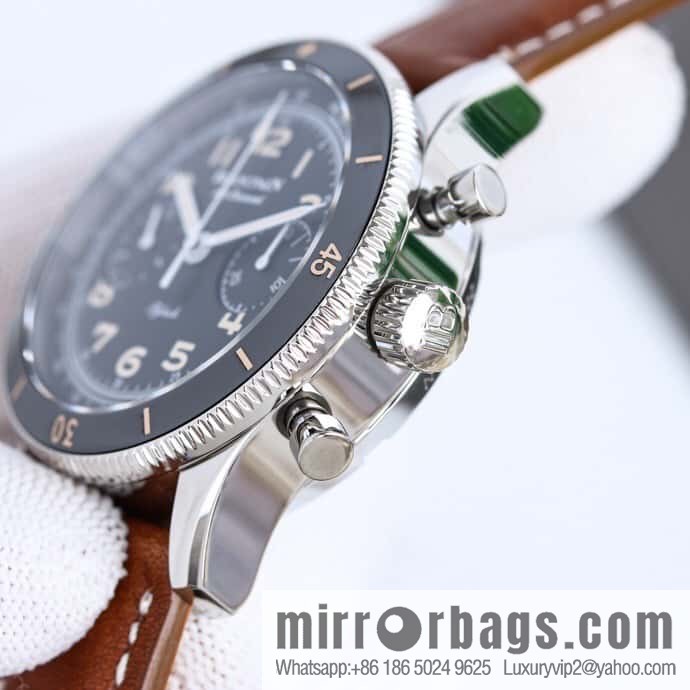 IT new Blancpain new Ait Command Air Force Commander series AC02 equipped with Dandong 7750 chronograph movement changed to F388B movement watch