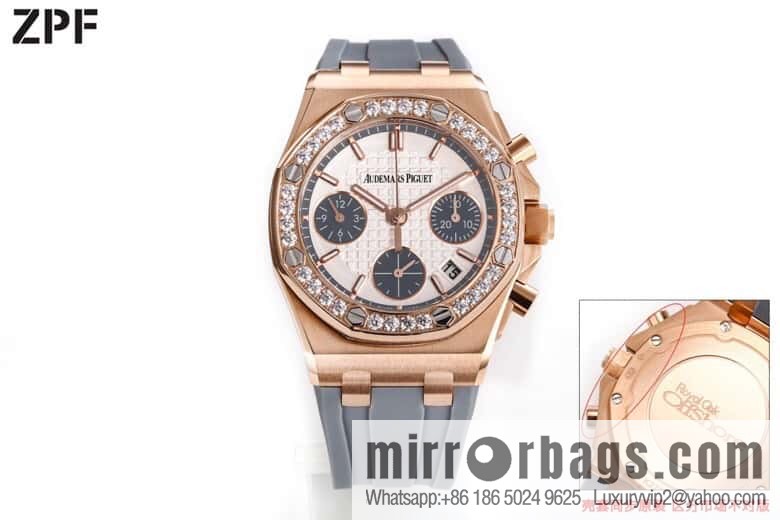 ZPF new AP Audemars Piguet 7750 movement 6-character small second Audemars Piguet chronograph mechanical watch 37mm