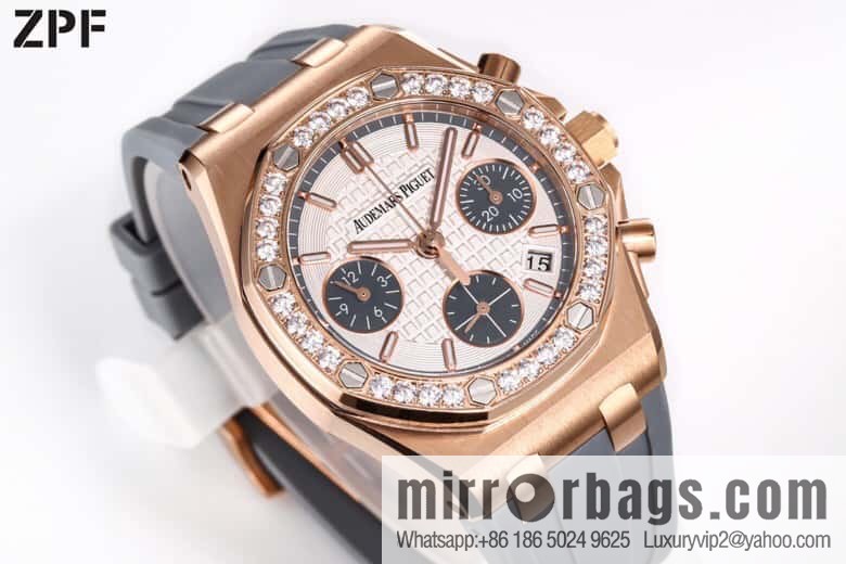 ZPF new AP Audemars Piguet 7750 movement 6-character small second Audemars Piguet chronograph mechanical watch 37mm